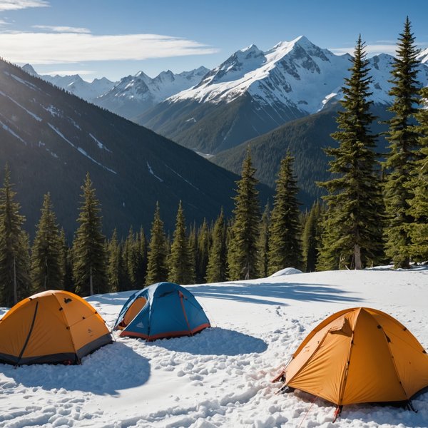 Quels sont les conseils pour camper en toute sécurité dans des régions sujettes aux avalanches?